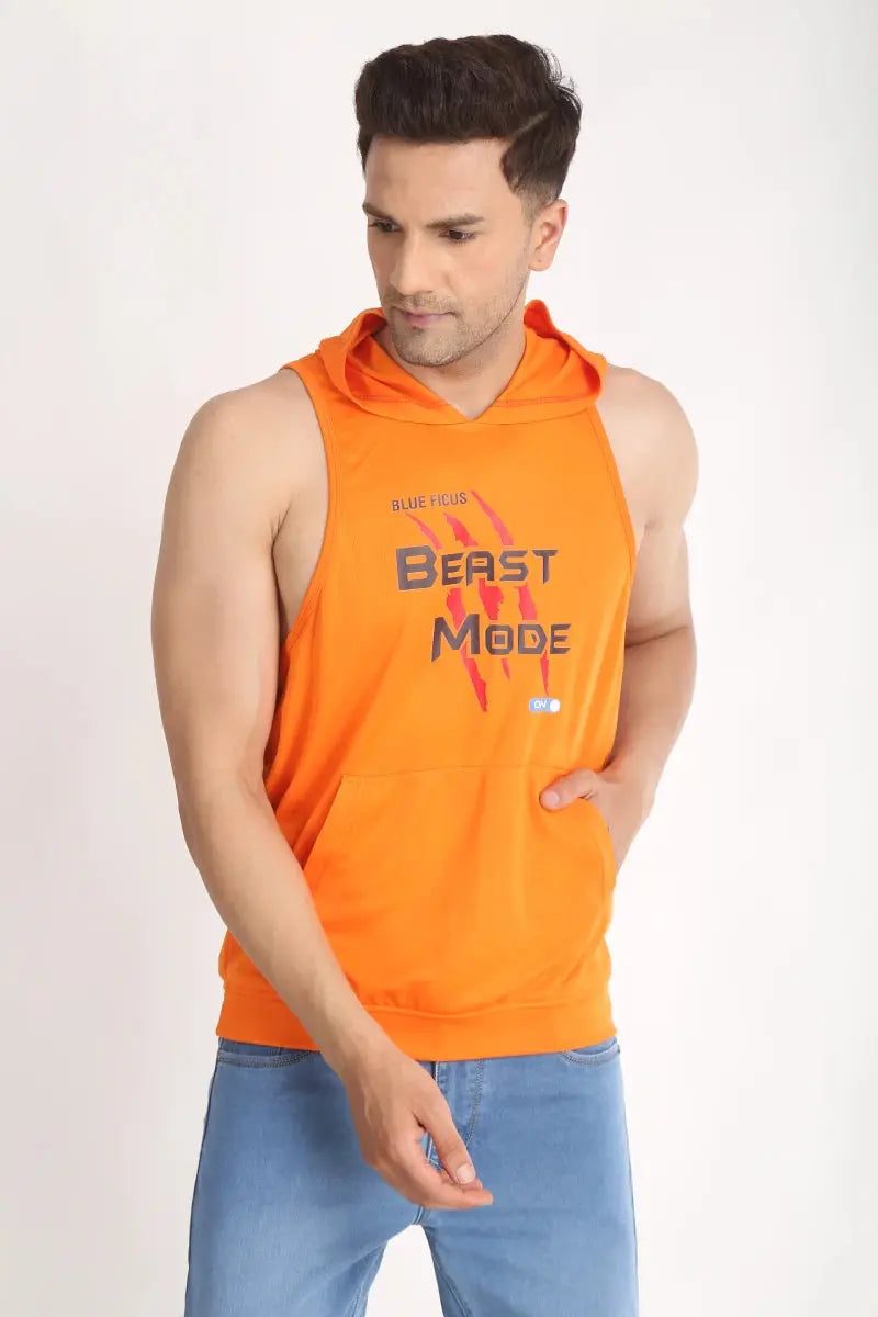 men’s hooded t-shirt cotton